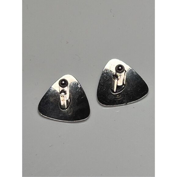 Vintage P.R.K. 925 Sterling Silver Vintage Engraved Cufflinks Men’s Jewelry - Picture 3 of 7